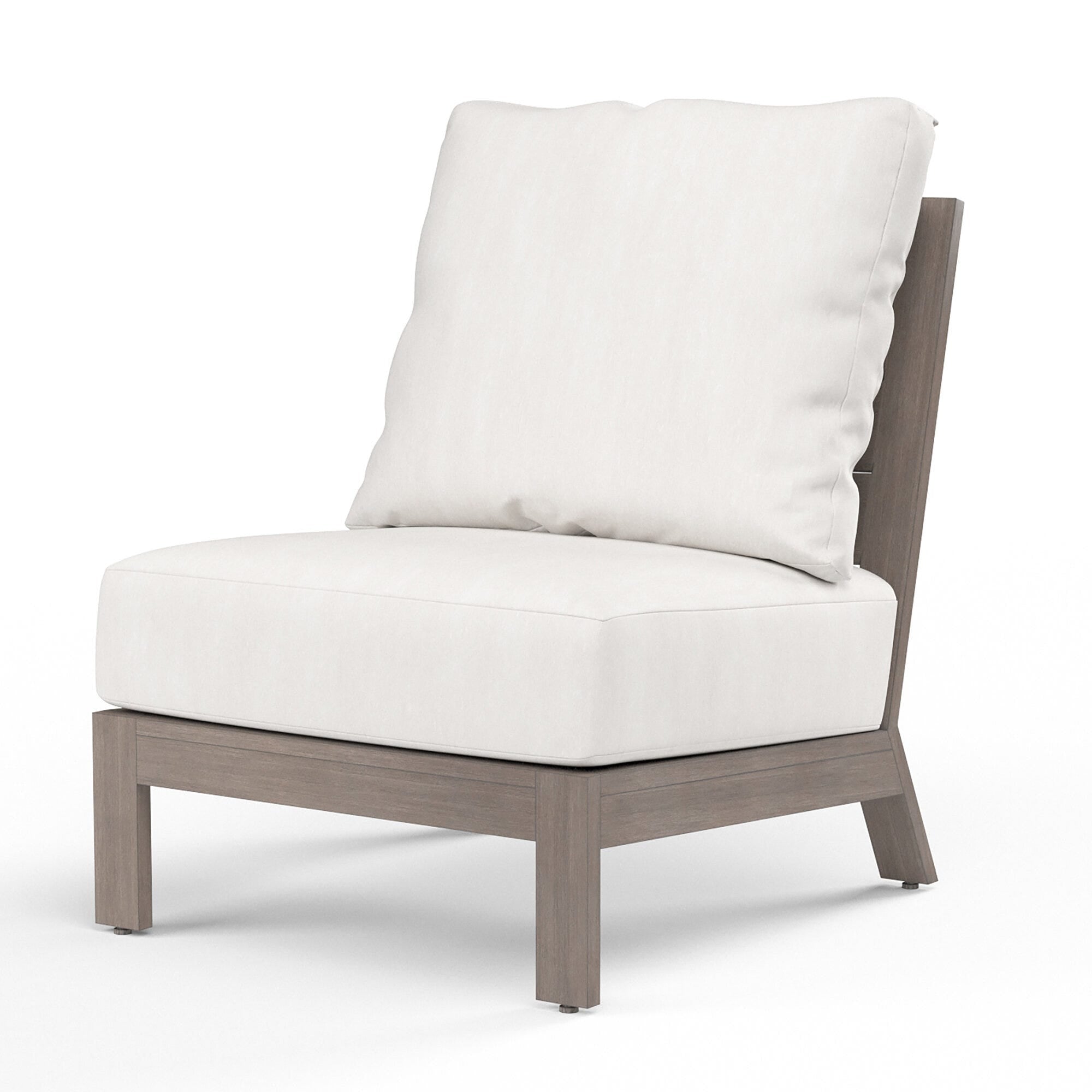 Laguna Armless Club in Canvas Flax, No Welt