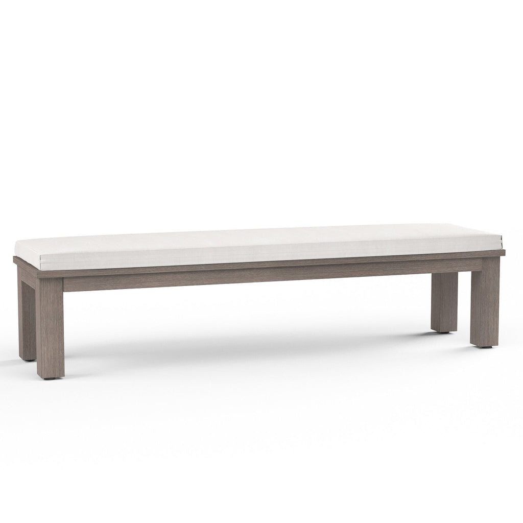 Laguna Dining Bench in Canvas Flax, No Welt