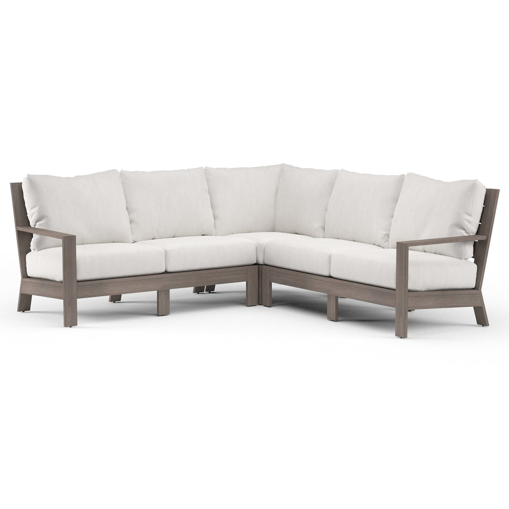 Laguna Sectional in Canvas Flax, No Welt