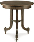 Century Furniture Chelsea Club Swan Walk Lamp Table - Cognac 36H-621