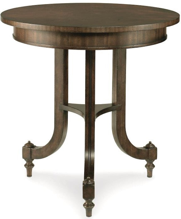 Century Furniture Chelsea Club Swan Walk Lamp Table - Cognac 36H-621