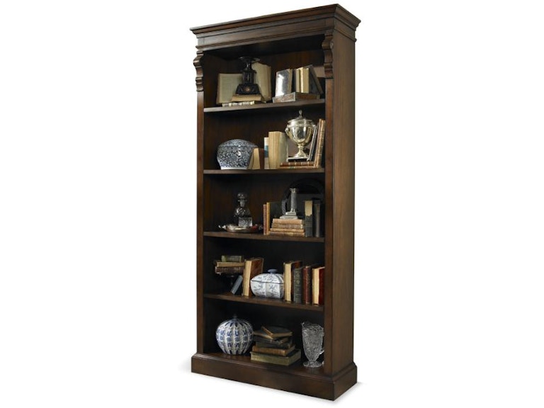 Century Furniture Chelsea Club Oxford Bookcase - Cognac 36H-781