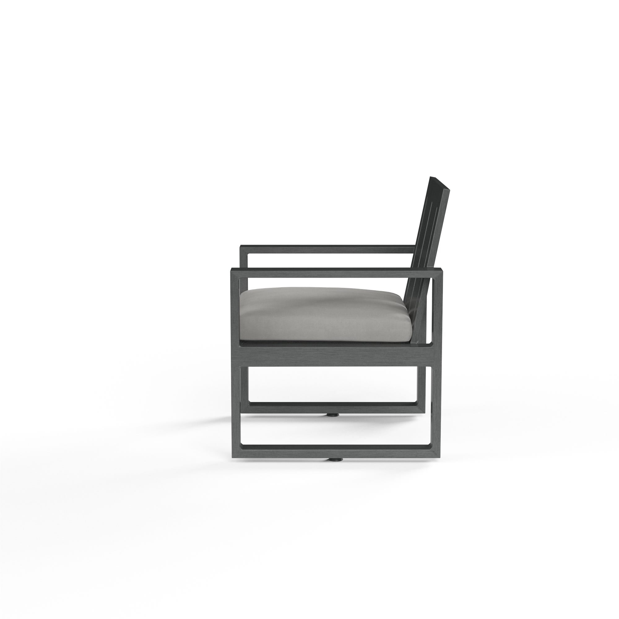 Redondo Dining Chair in Cast Silver, No Welt