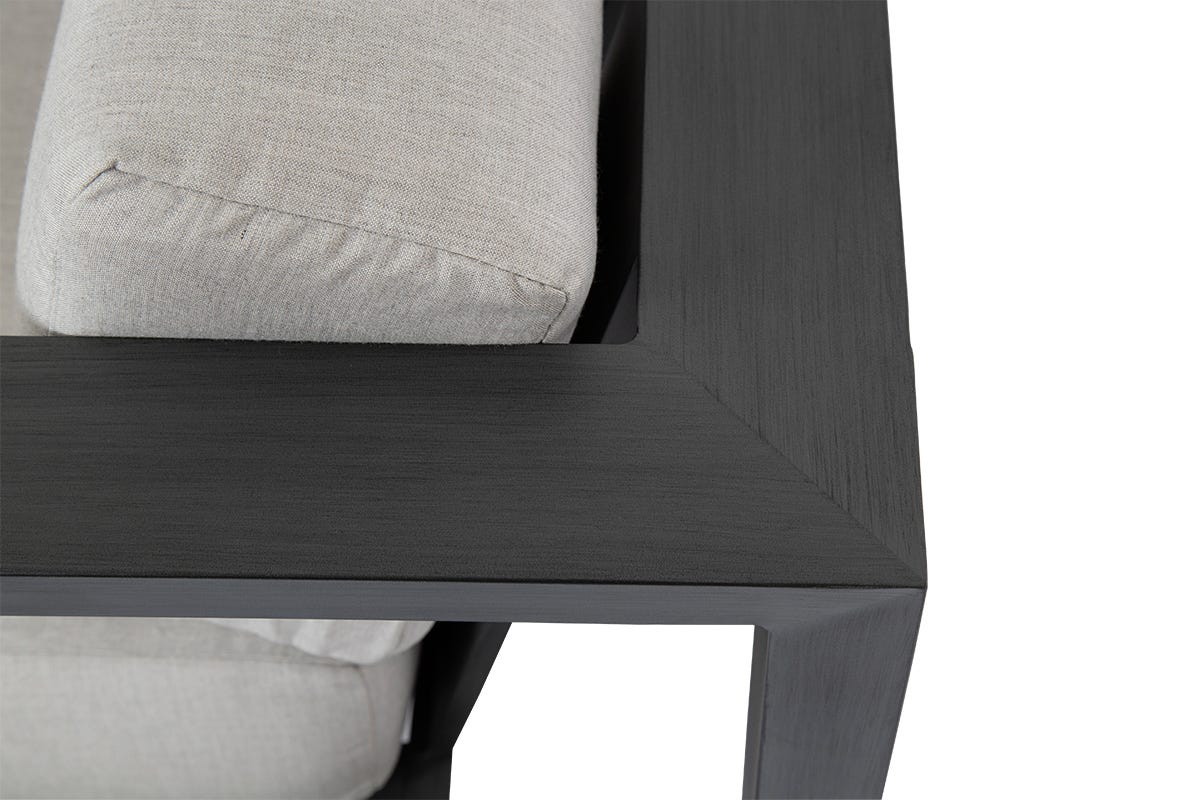 Redondo Club Chair in Cast Silver, No Welt