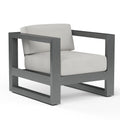 Redondo Club Chair in Cast Silver, No Welt