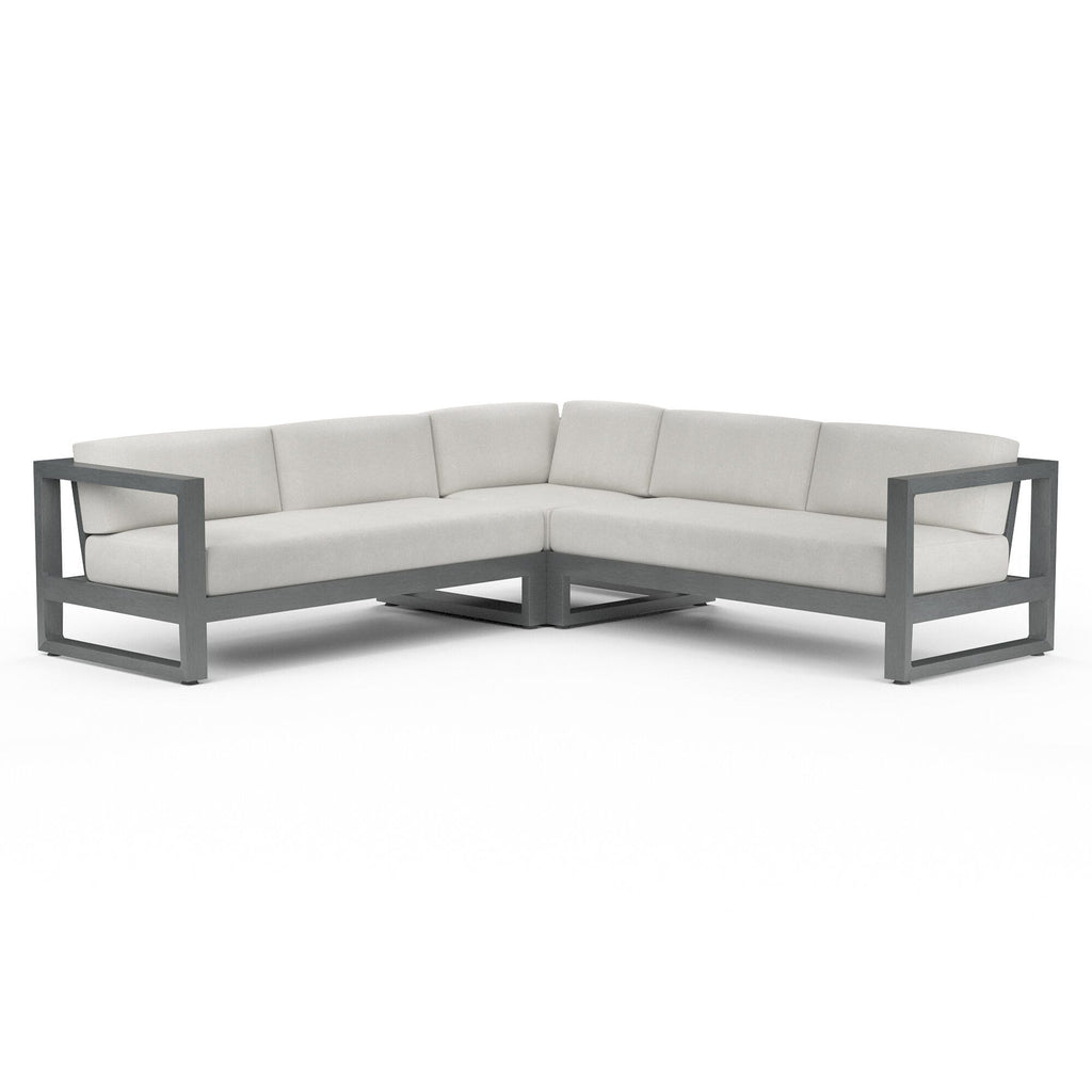 Redondo Sectional in Cast Silver, No Welt