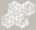 CHATEAU DOUBLE HEXAGON MOSAIC CASHMERE WHITE MAIN