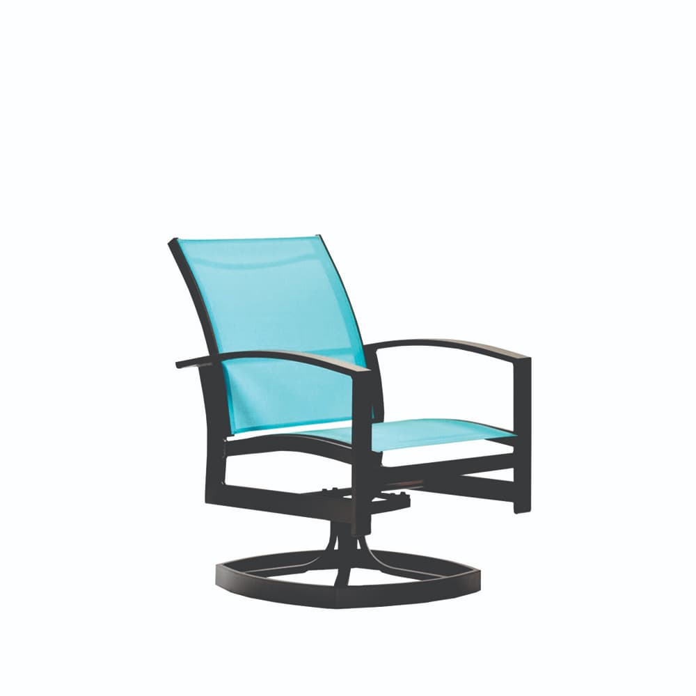 LANE VENTURE Capstone Sling Swivel Dining Chair 