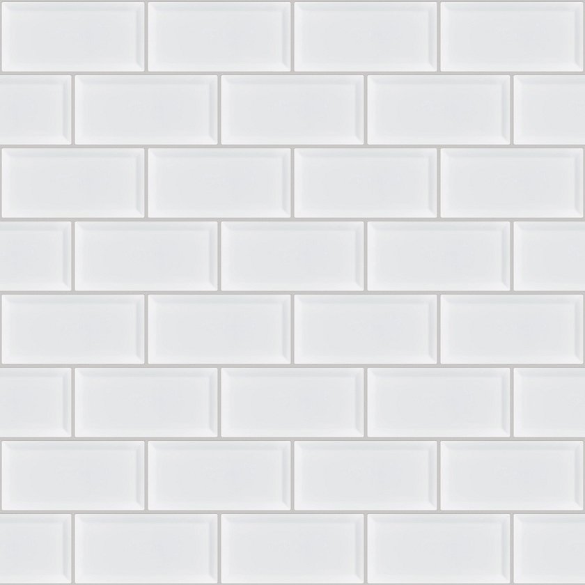 GRANDEUR 3X6 BEVELED GLOSS WHITE MAIN