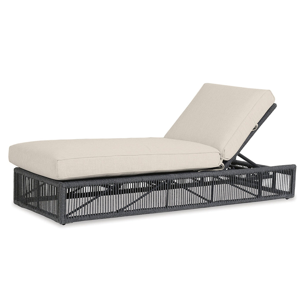 Milano Adjustable Chaise in Echo Ash w/ Self Welt