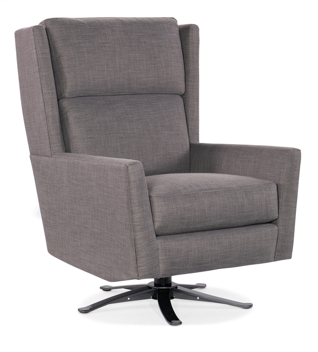 Roen Swivel Metal Pedestal Chair