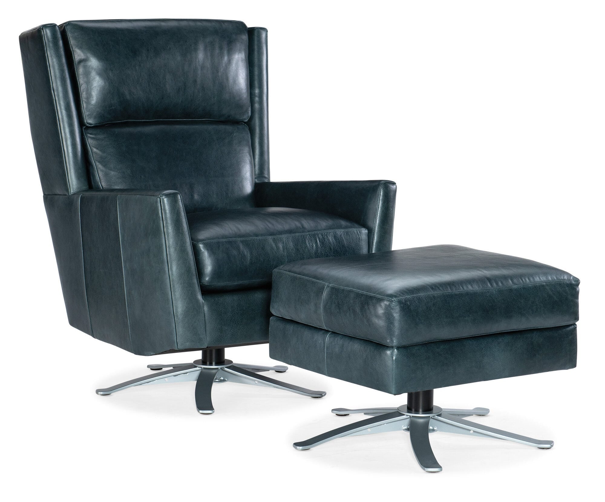 Roen Swivel Metal Pedestal Chair