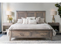 YUTZY WOODWORKING Champagne Crown Panel Bed Footboard Storage 41108FD-LOU