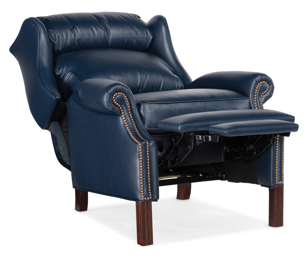 Chippendale Reclining Wing Chair Open Full Silo Image
