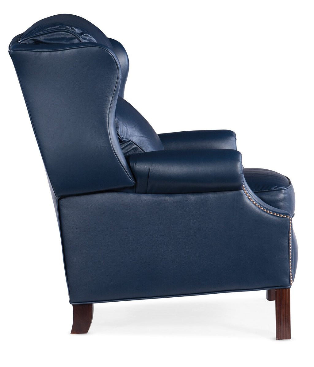 Chippendale Reclining Wing Chair Side Silo Image