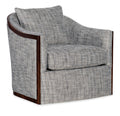 Coco Exposed Wood Swivel Chair - Silo Image 1
