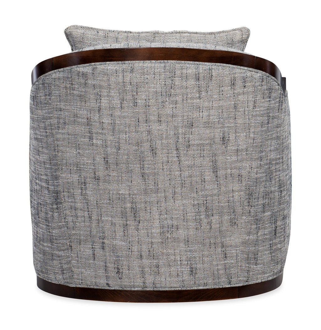 Coco Exposed Wood Swivel Chair - Silo Image 3