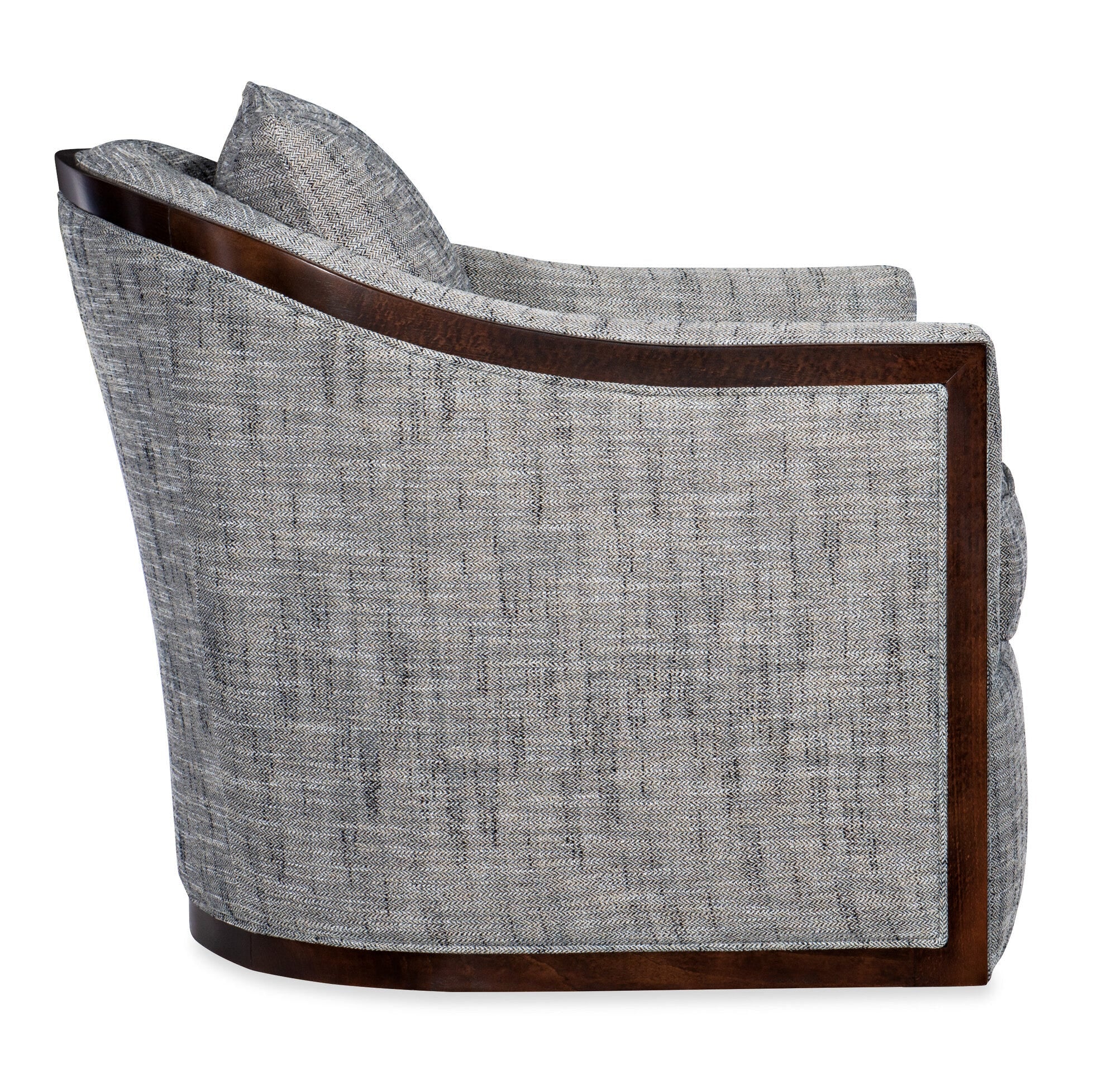 Coco Exposed Wood Swivel Chair - Silo Image 4