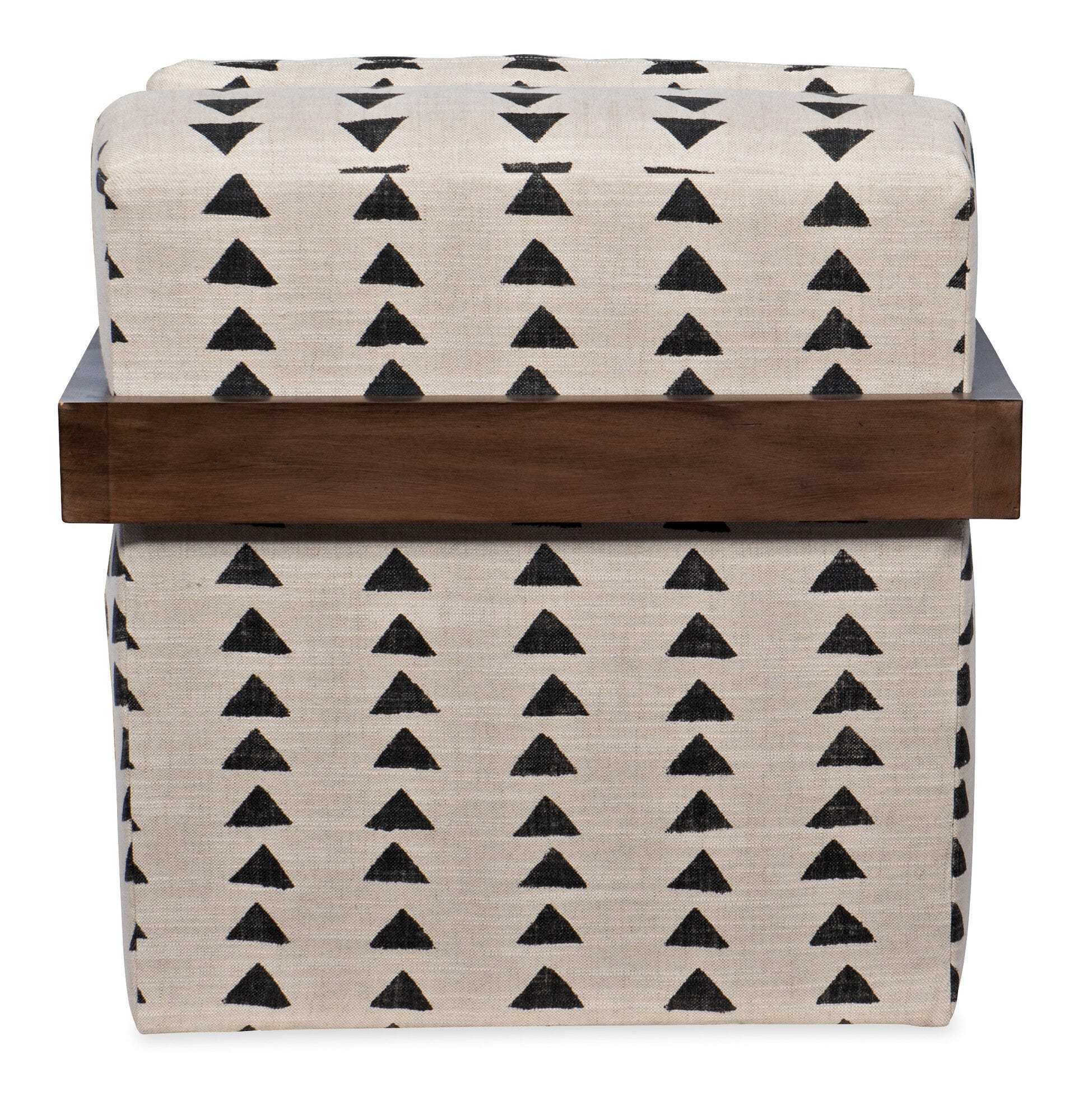 Cabell Exposed Wood Swivel Chair - Silo Image 2