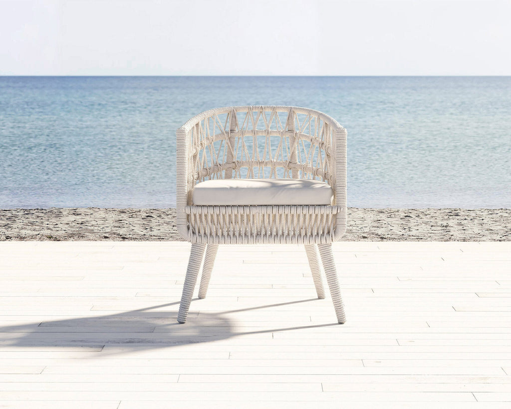 Dana Rope Dining Chair Front View