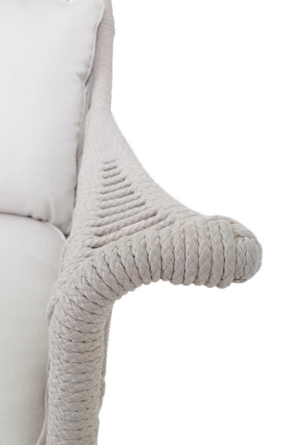 Dana Rope Wing Chair Detail Image 3