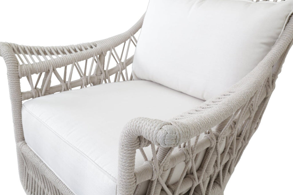 Dana Rope Wing Chair Detail Image 2
