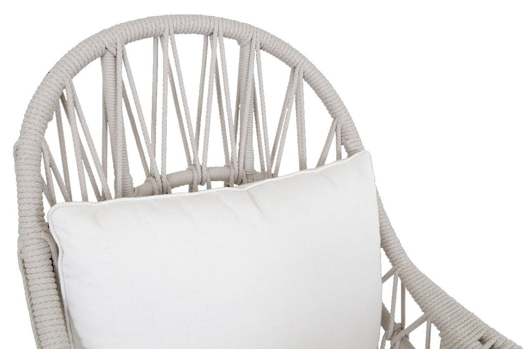 Dana Rope Wing Chair Detail Image 1