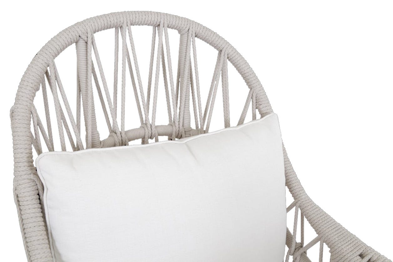 Dana Rope Wing Chair Detail Image 1