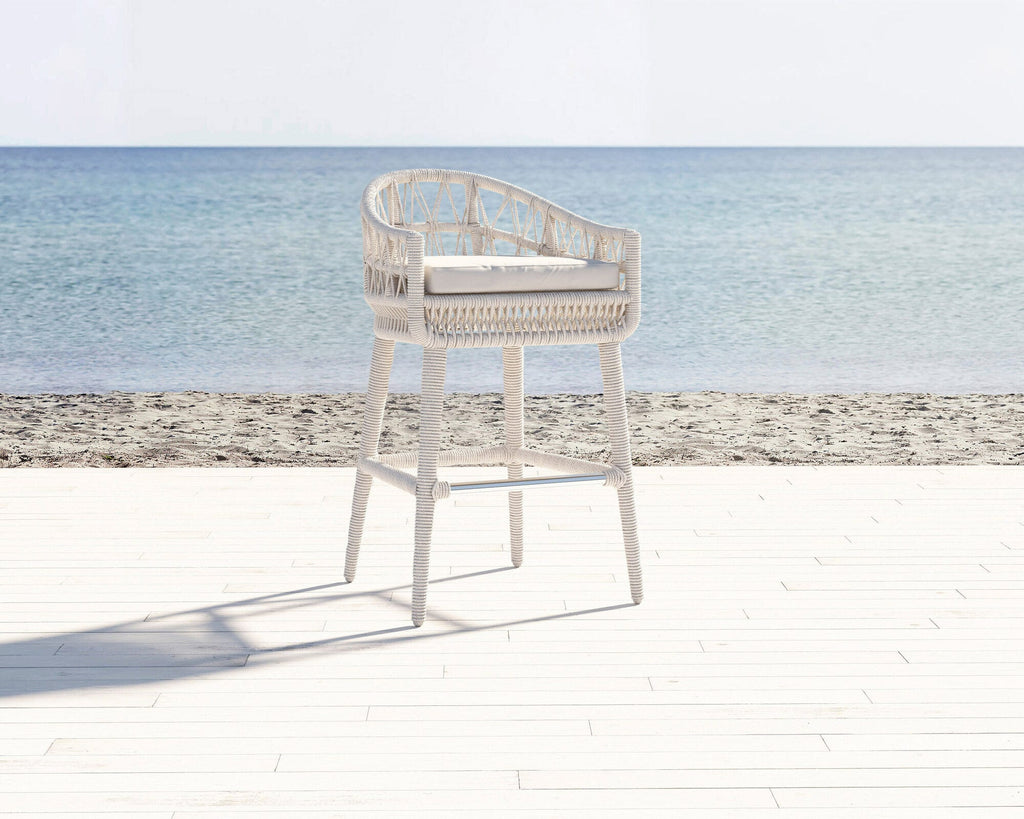 Dana Rope Bar Stool Front View