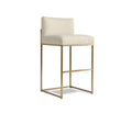 Castle Bar Stool Brass