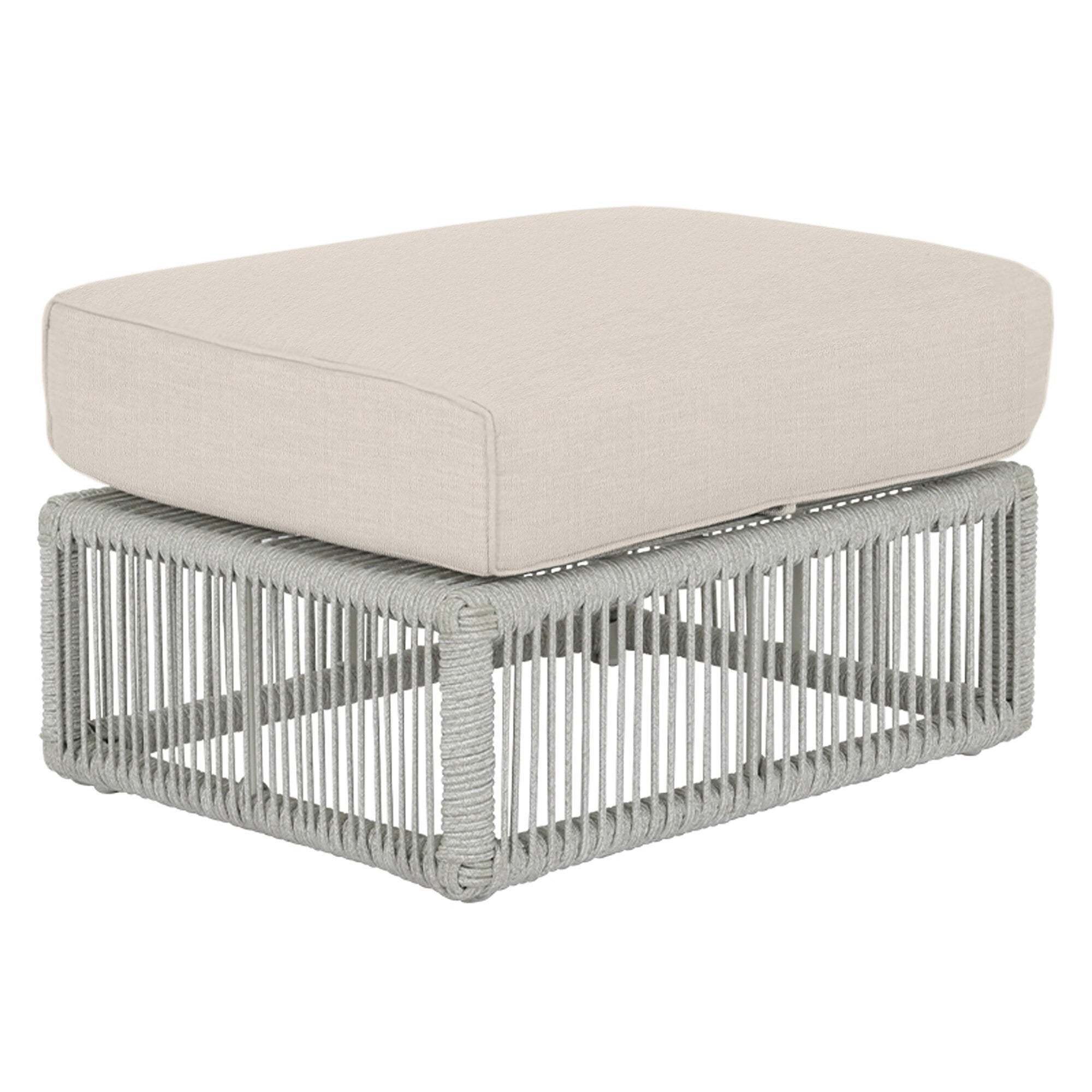 Miami Ottoman in Echo Ash