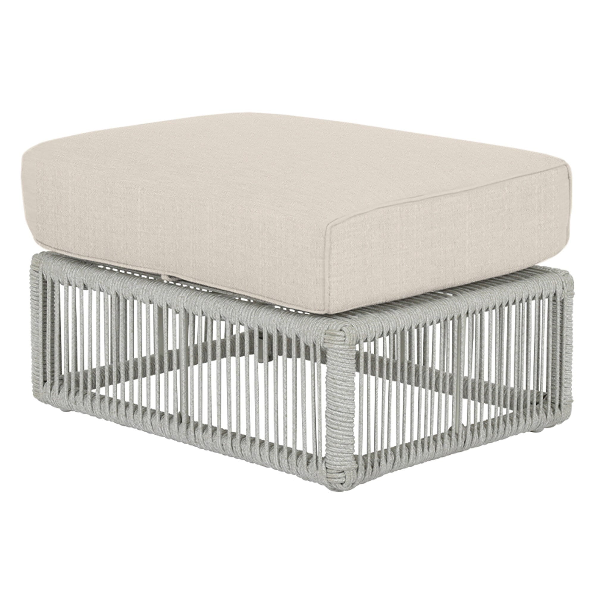 Miami Ottoman in Echo Ash