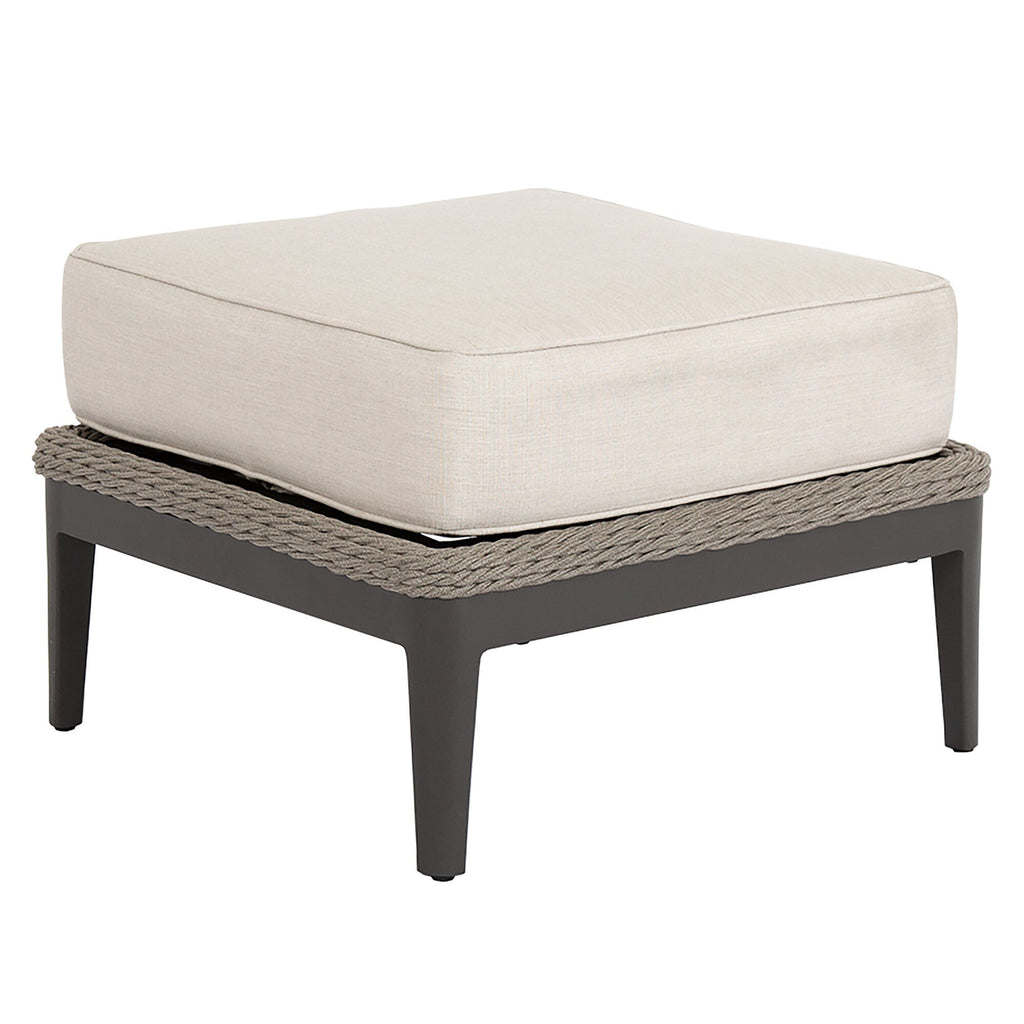 Marbella Ottoman in Echo Ash