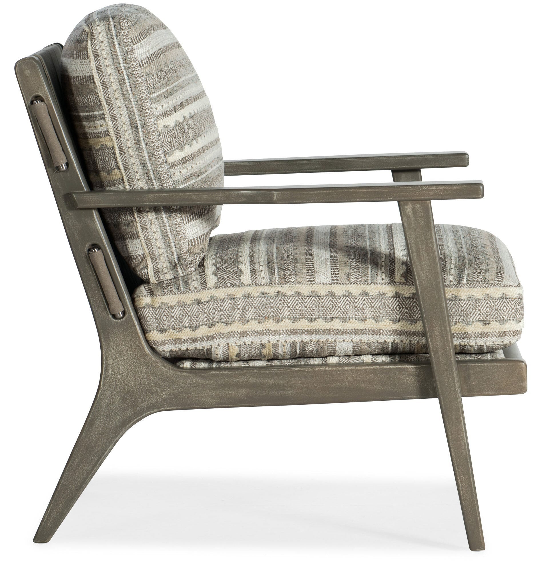 Leif Exposed Wood Chair - Side Image