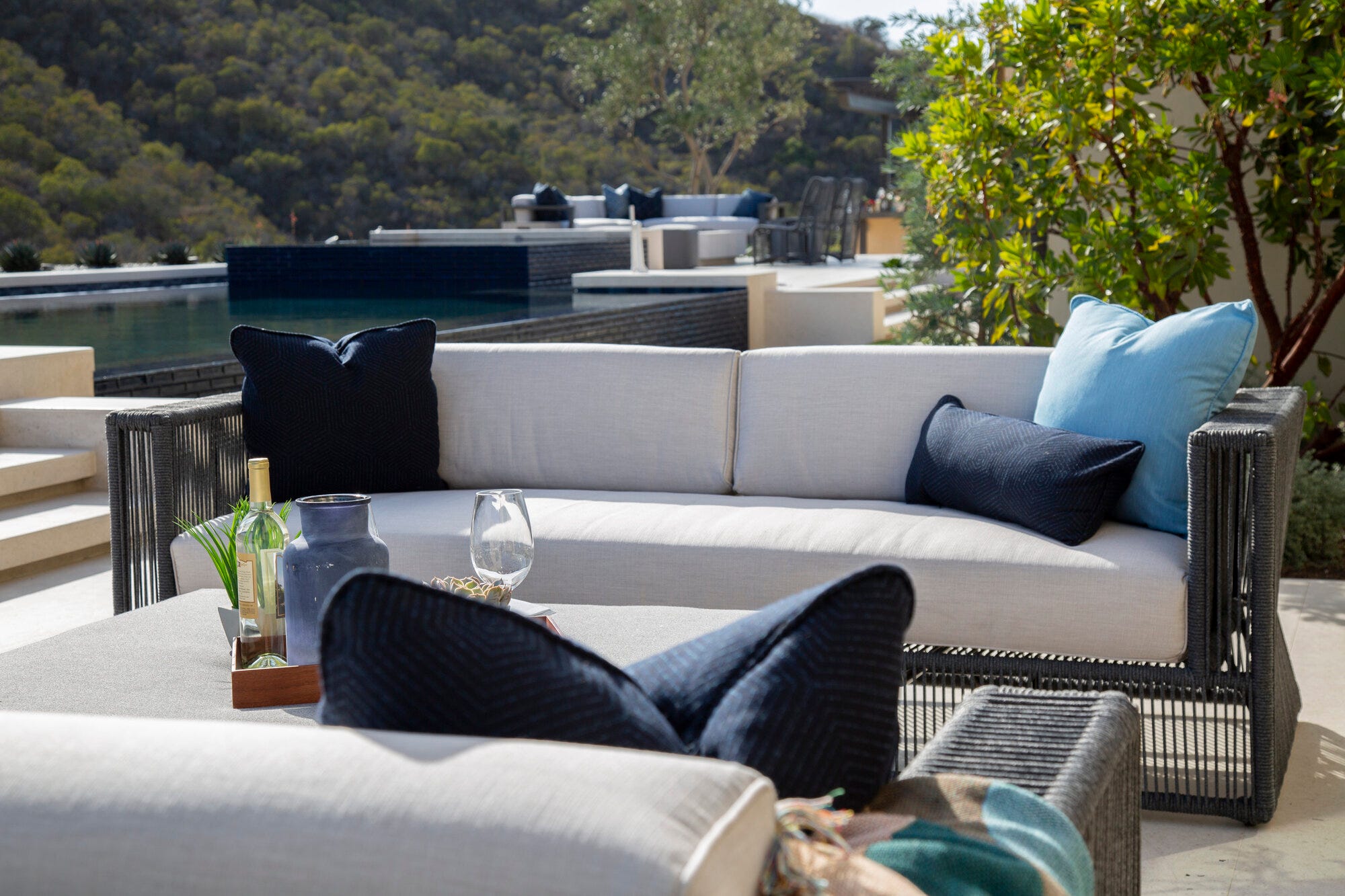 Milano Sofa in Echo Ash w/ Self Welt