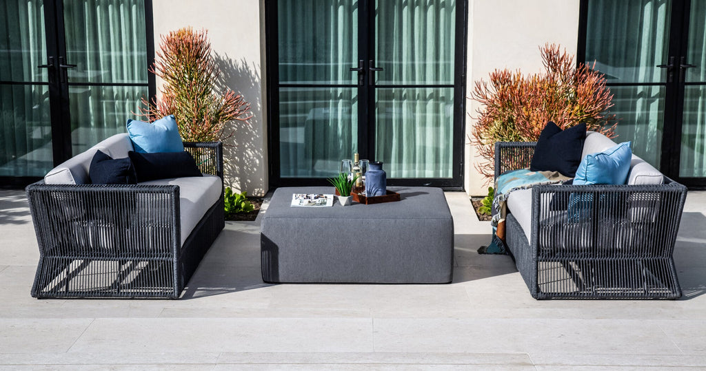 Milano Sofa in Echo Ash w/ Self Welt