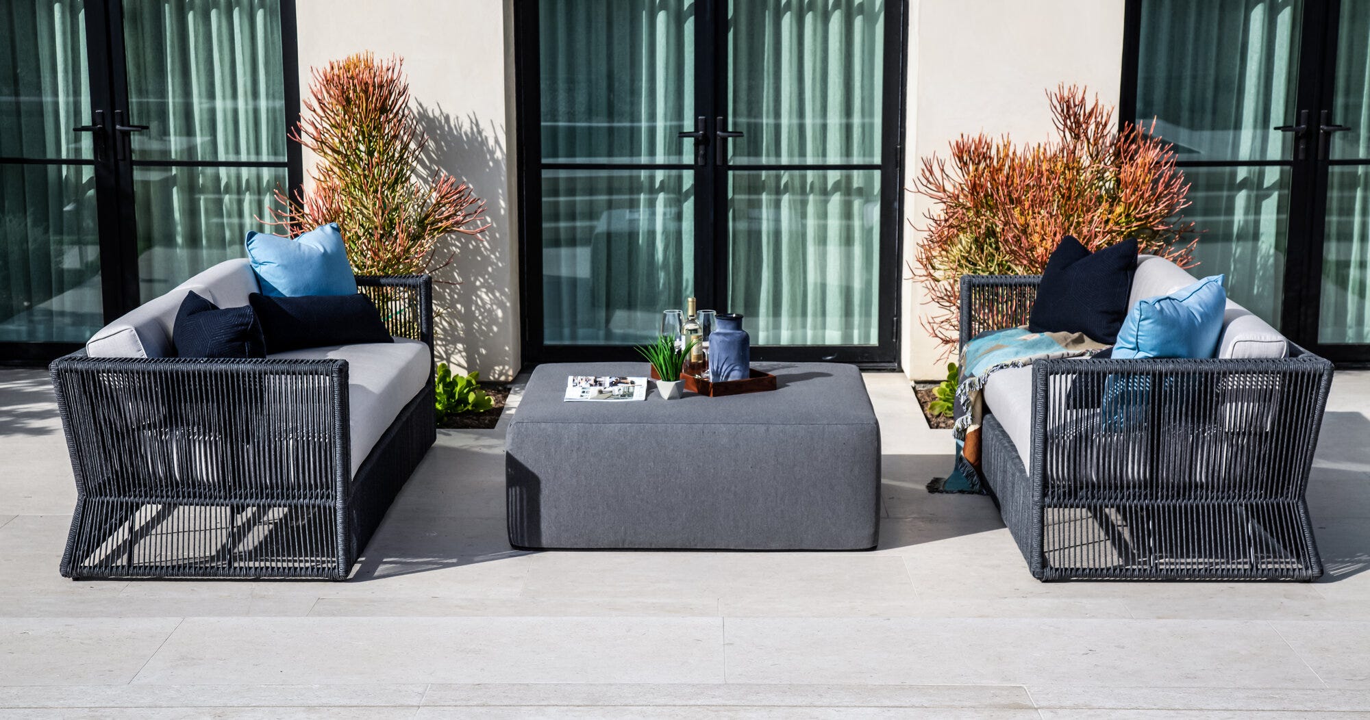 Milano Sofa in Echo Ash w/ Self Welt
