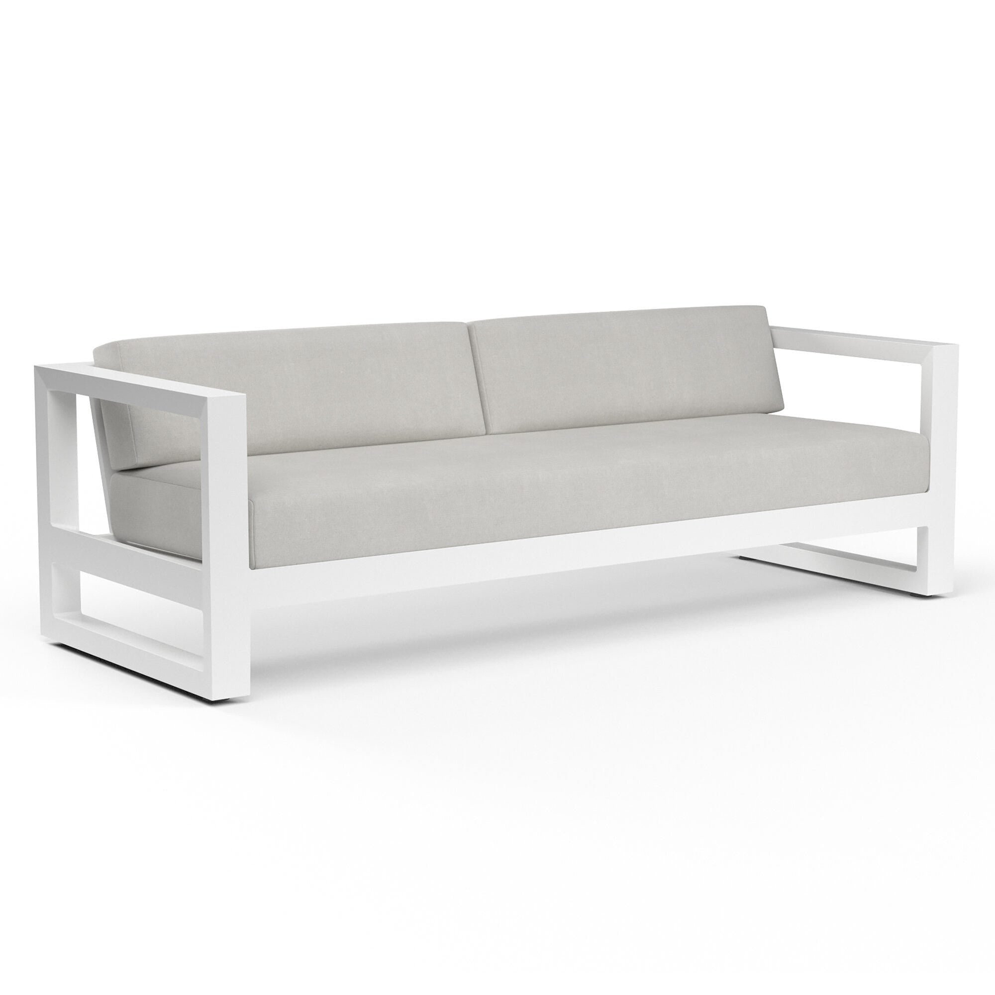 Newport Sofa in Cast Silver, No Welt