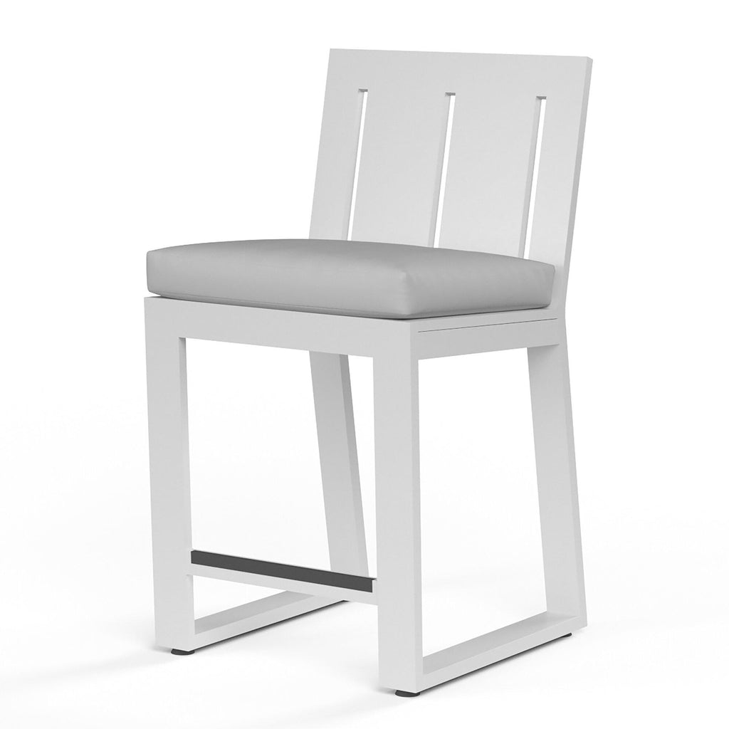 Newport Barstool in Cast Silver