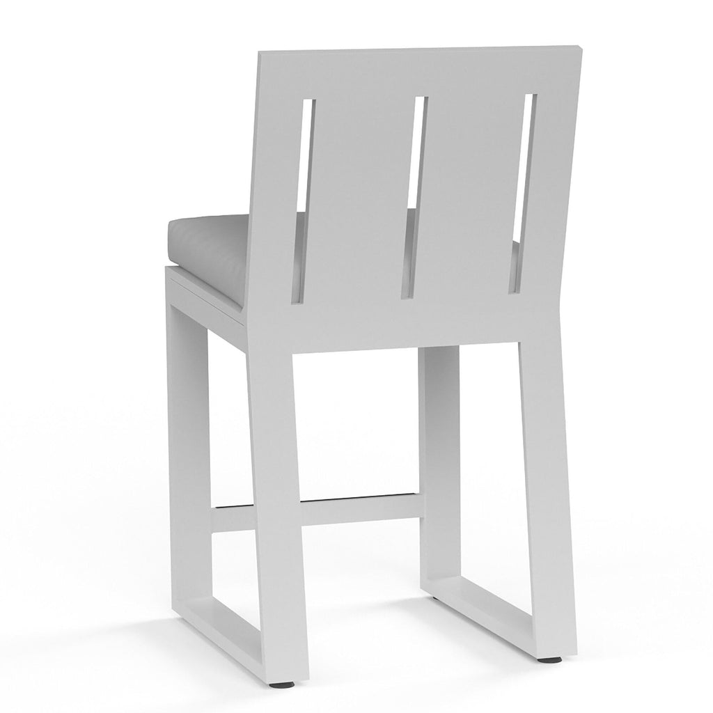 Newport Barstool in Cast Silver