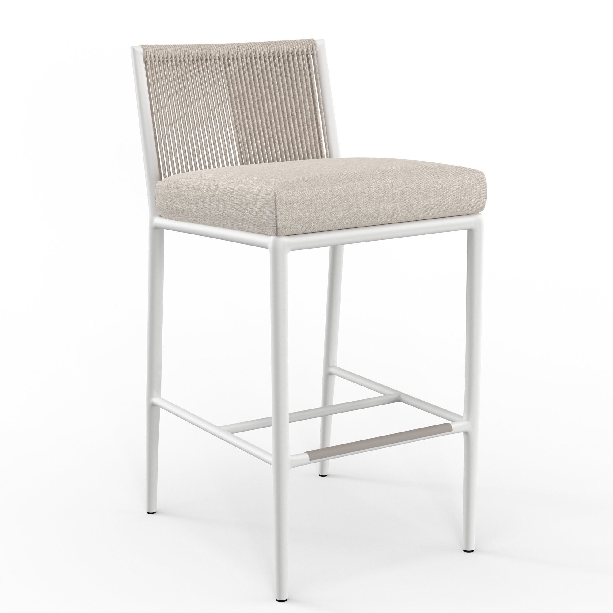 Sabbia Barstool in Echo Ash, No Welt