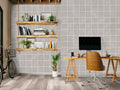 HALFTONE 8X8 GLOSS CLOUD WHITE ROOM