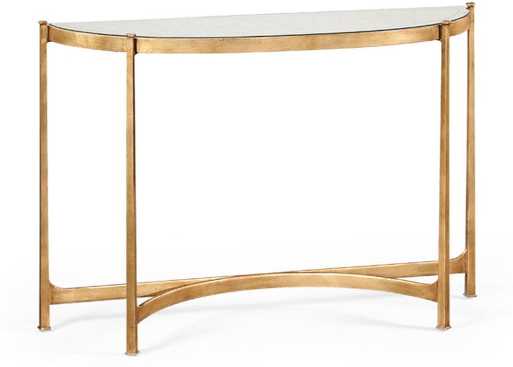 Issis Select EGLOMISE & GILDED IRON CONSOLE 32JC-494156-GJC195