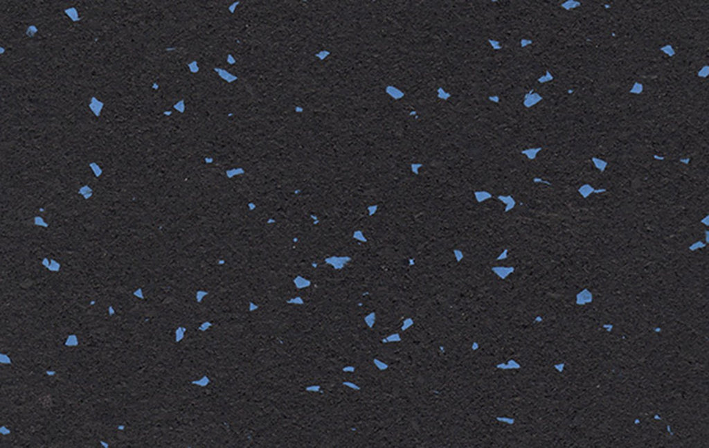5% Blue Rubber Flooring
