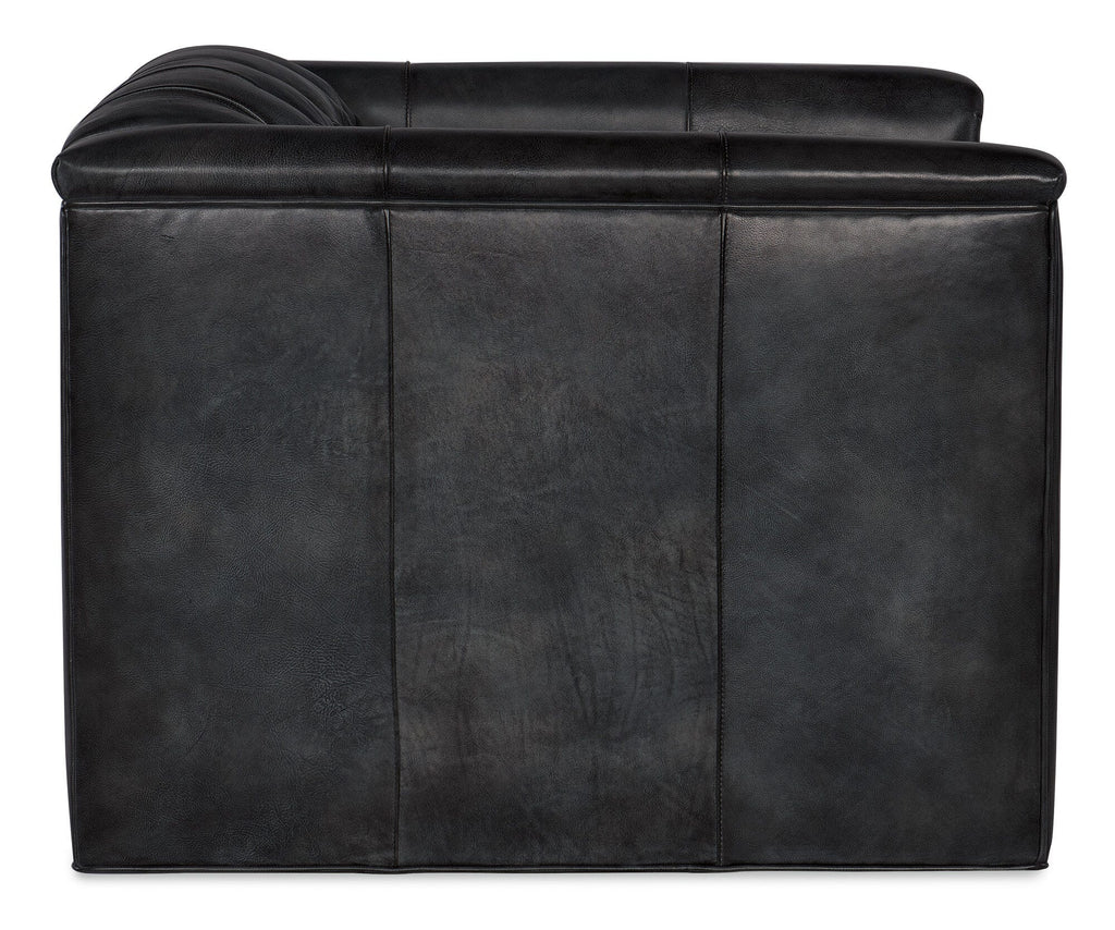 Jaden Swivel Tufted Chair - Side Image 2
