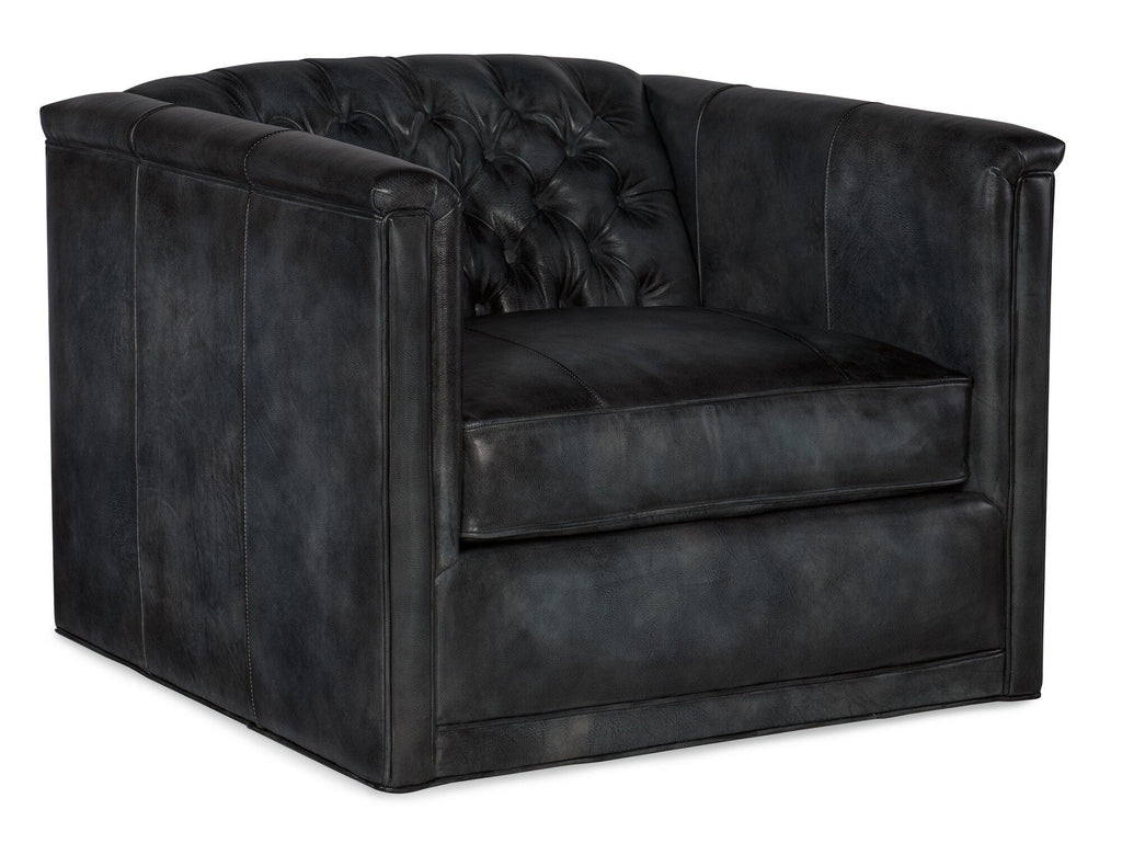 Jaden Swivel Tufted Chair - Silo Image 2