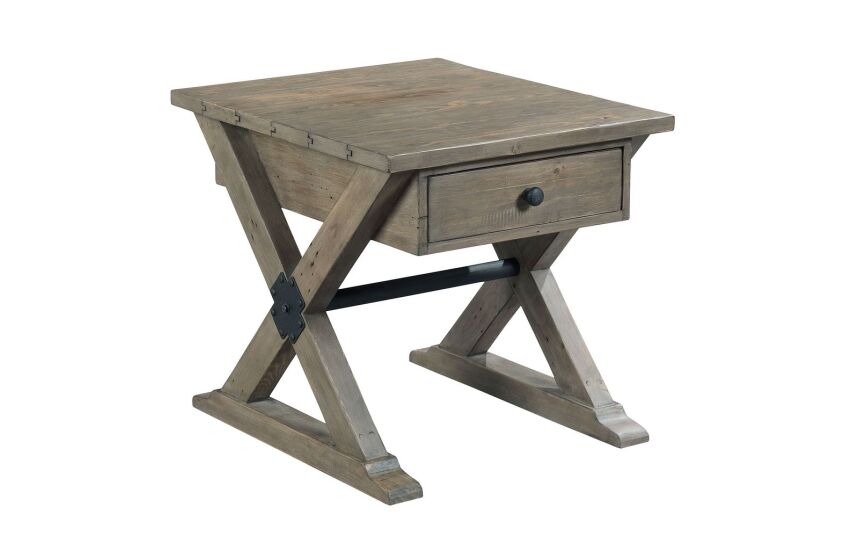 TRESTLE DRAWER END TABLE Primary