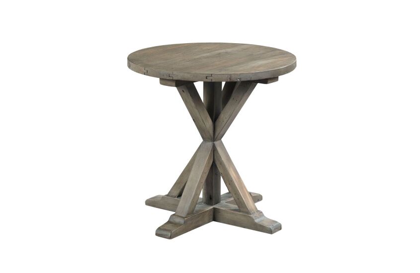 TRESTLE ROUND END TABLE Primary