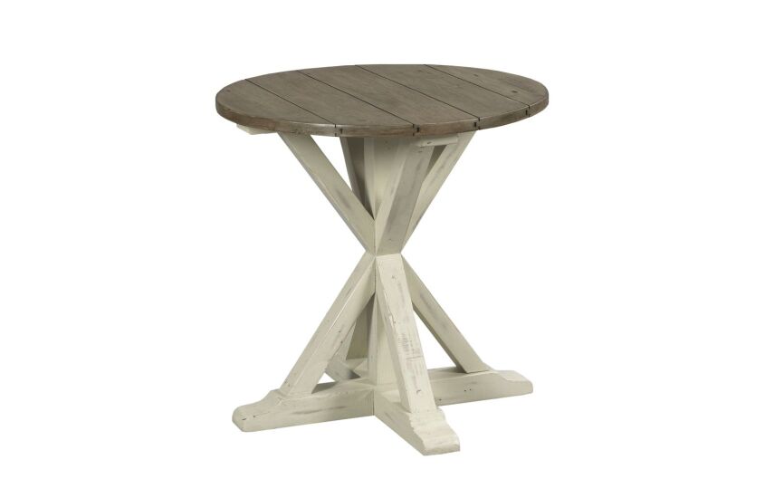 TRESTLE ROUND END TABLE Primary