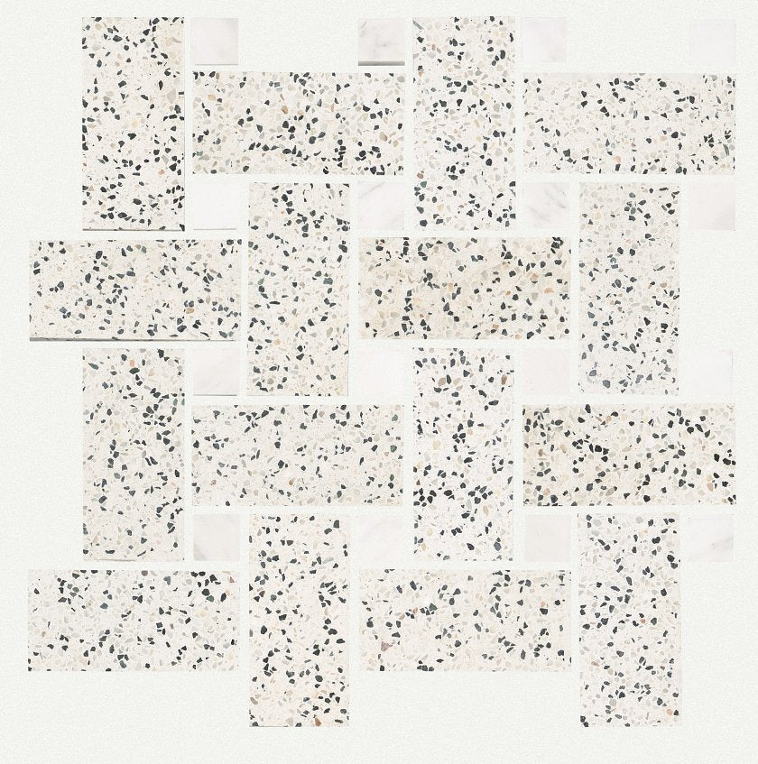 NOBLE PURSUIT BIG BASKETWEAVE WHITE TERRAZZO MAIN